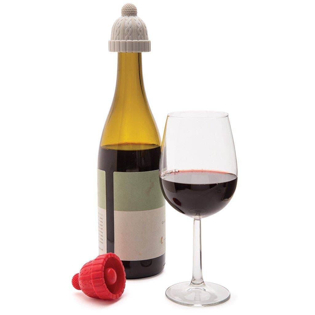 Winter Hat Bottle Stoppers | Beanie Pack Of 2 - Image 2