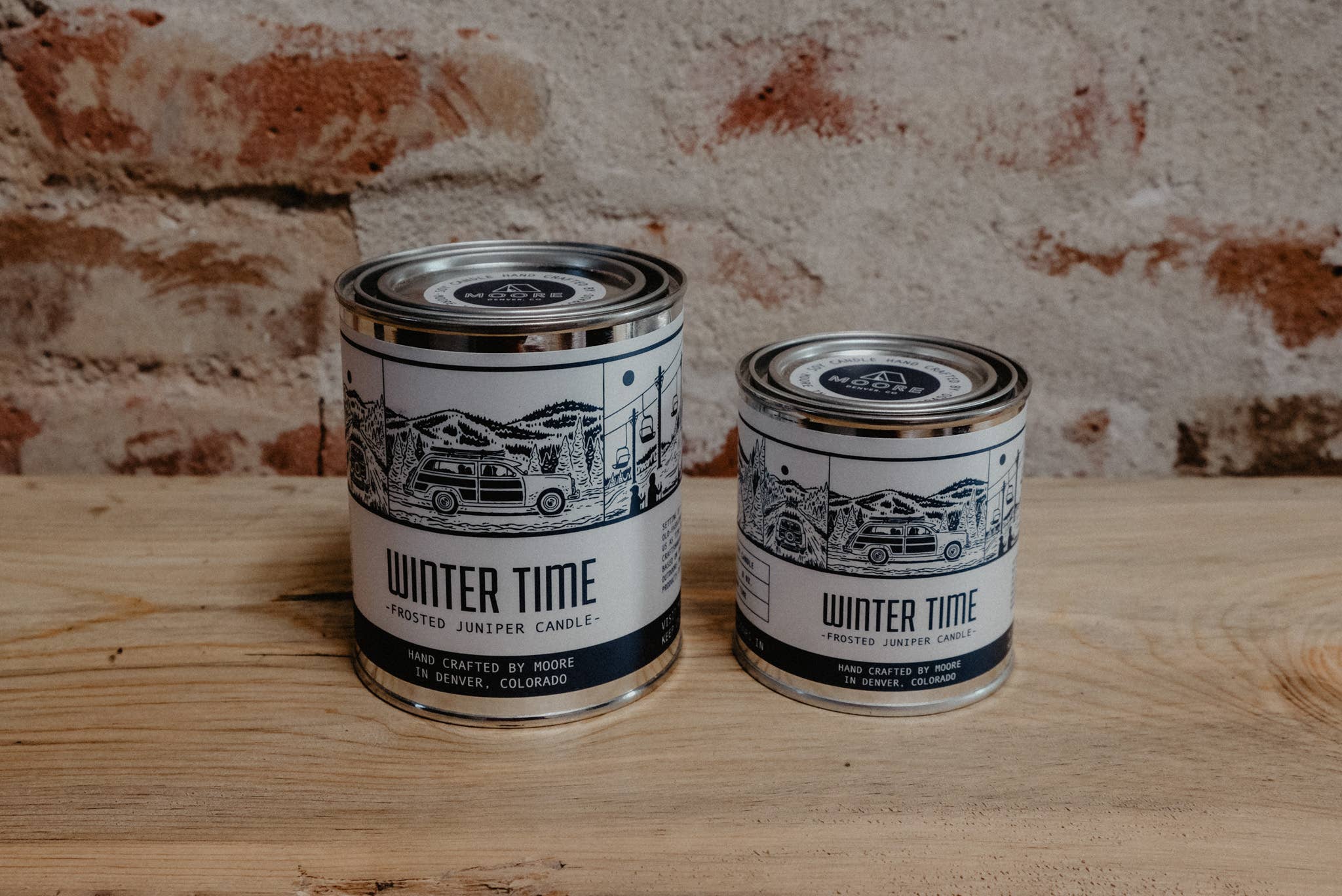 Winter Time Candle-1/2 Pint - Image 2