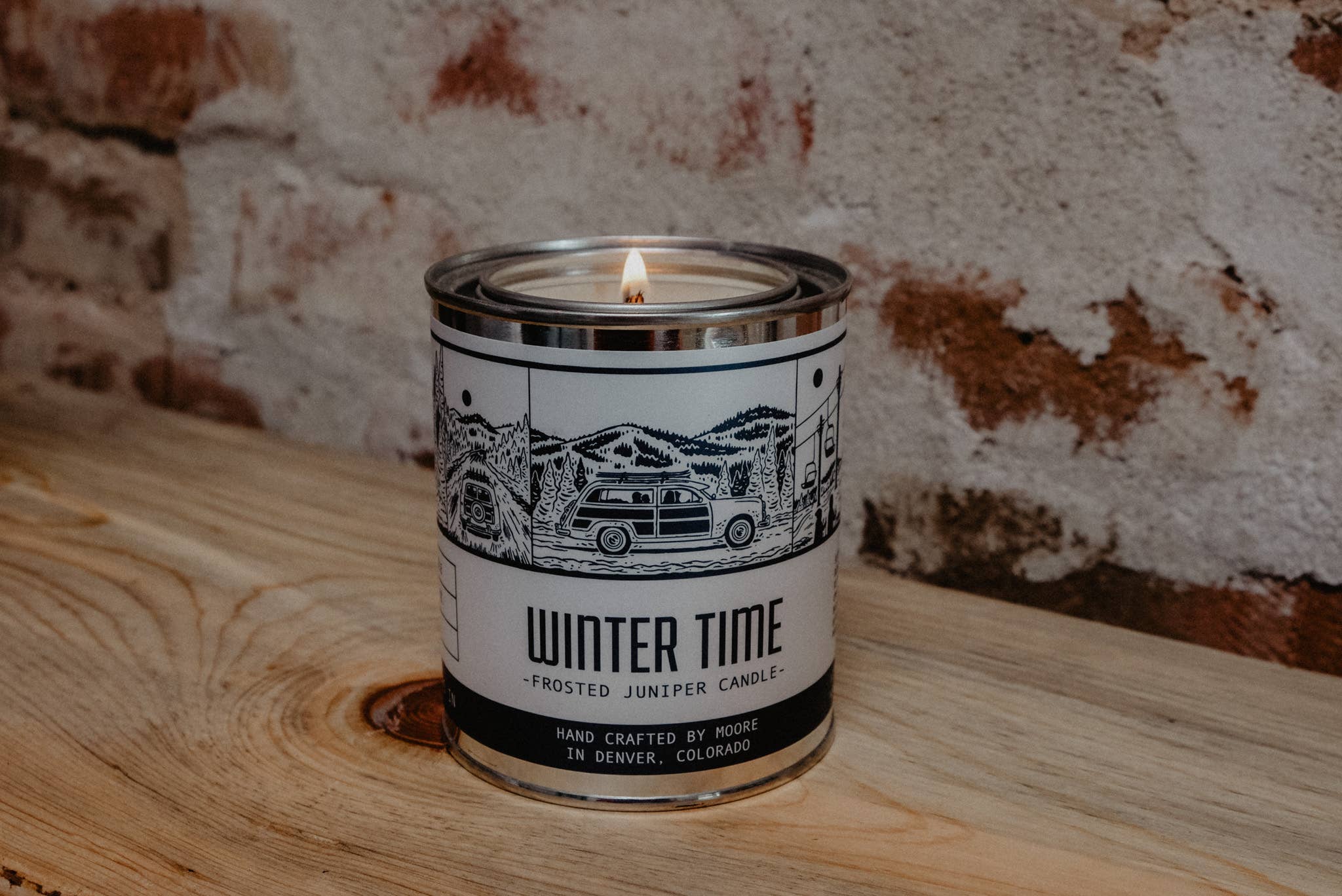 Winter Time Candle-1/2 Pint - Image 3
