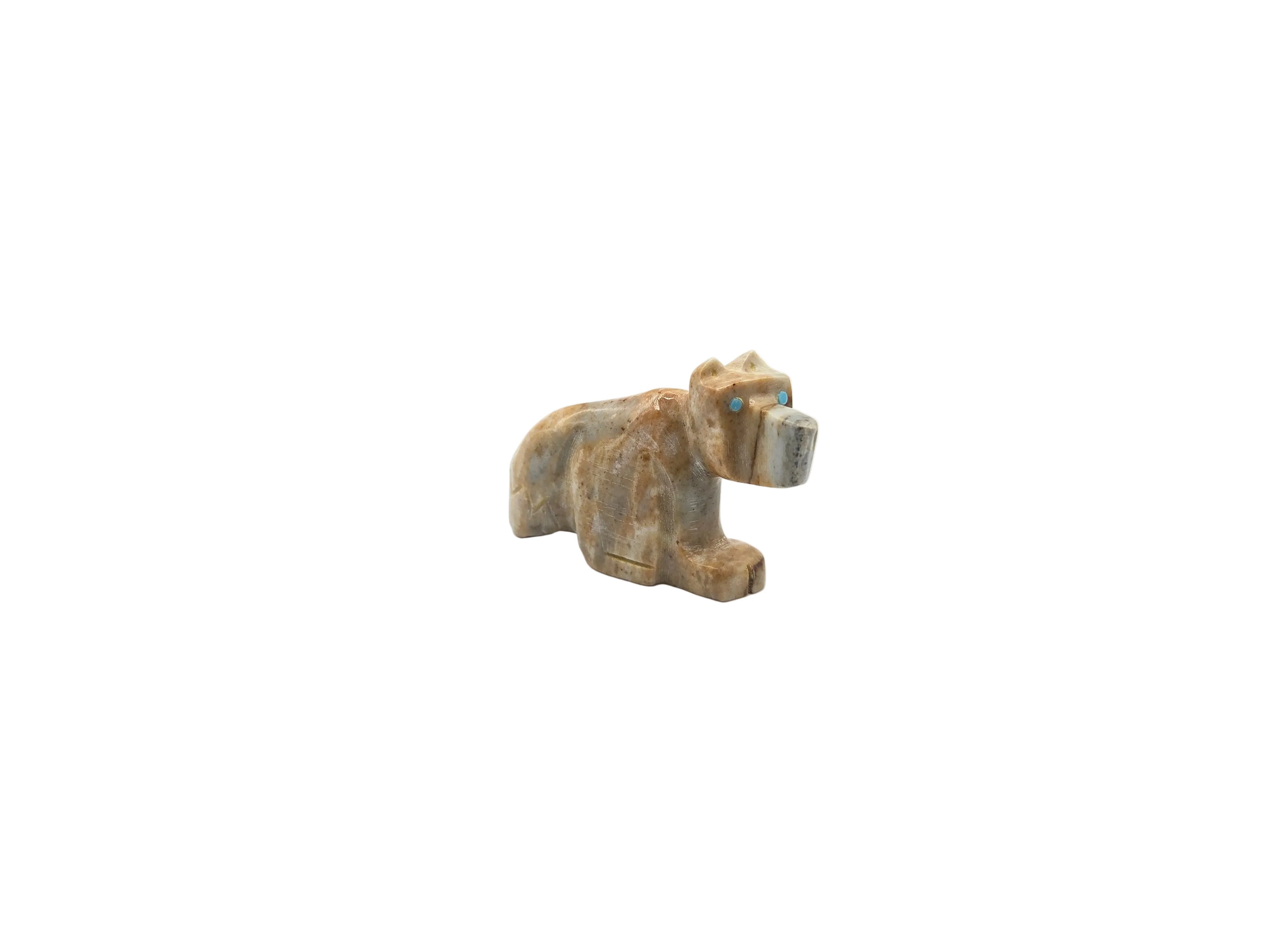 Picasso Marble Wolf by Gilbert Lonjose