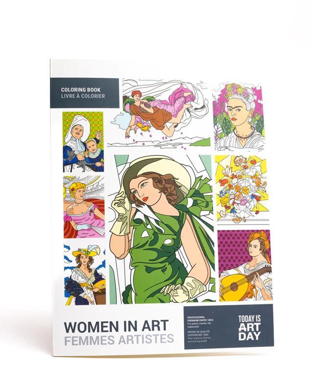 Women in Art Coloring Book