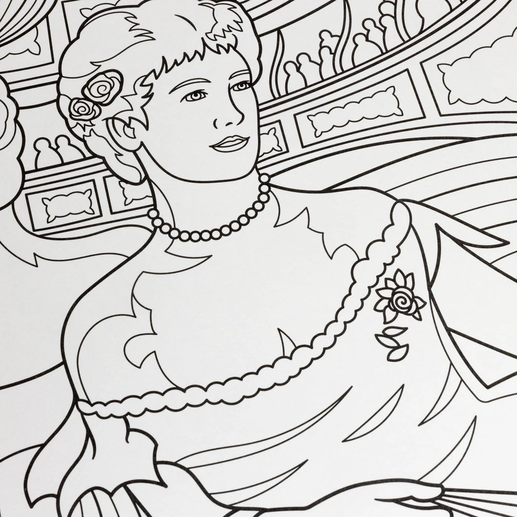 Women in Art Coloring Book - Image 2