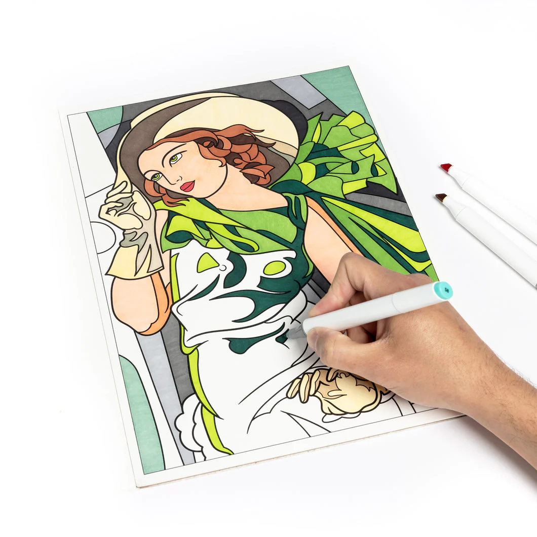 Women in Art Coloring Book - Image 3