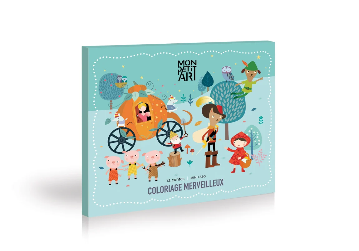 Wonderful Coloring - 12 Coloring Stories