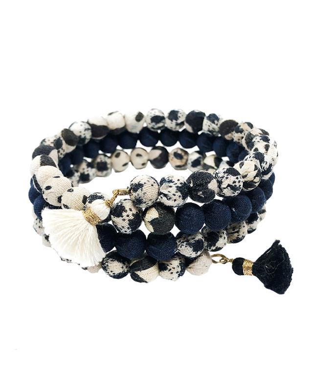 WorldFinds: Kantha Indigo Wrap Bracelet