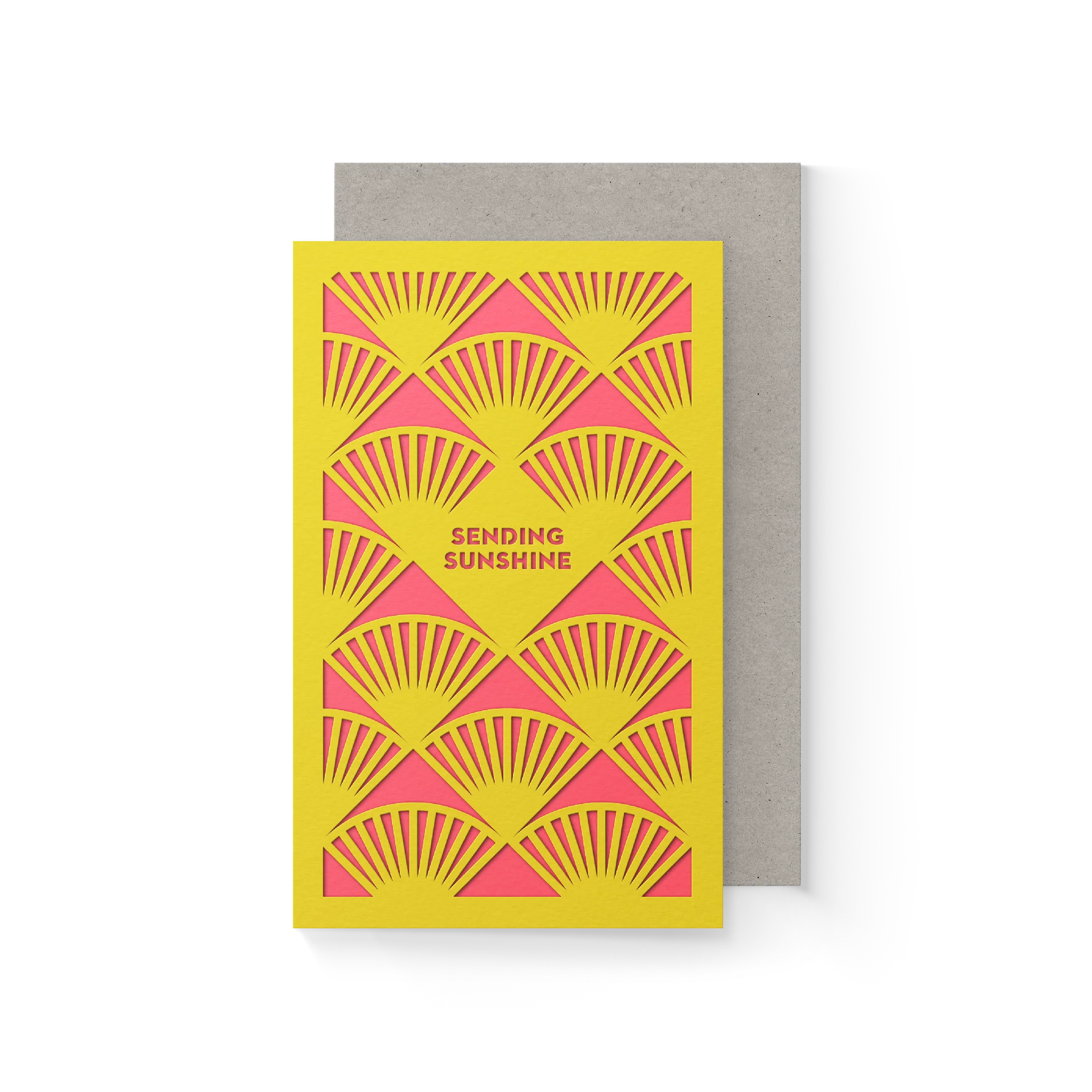 Yellow Sunburst Layered Card (mini)