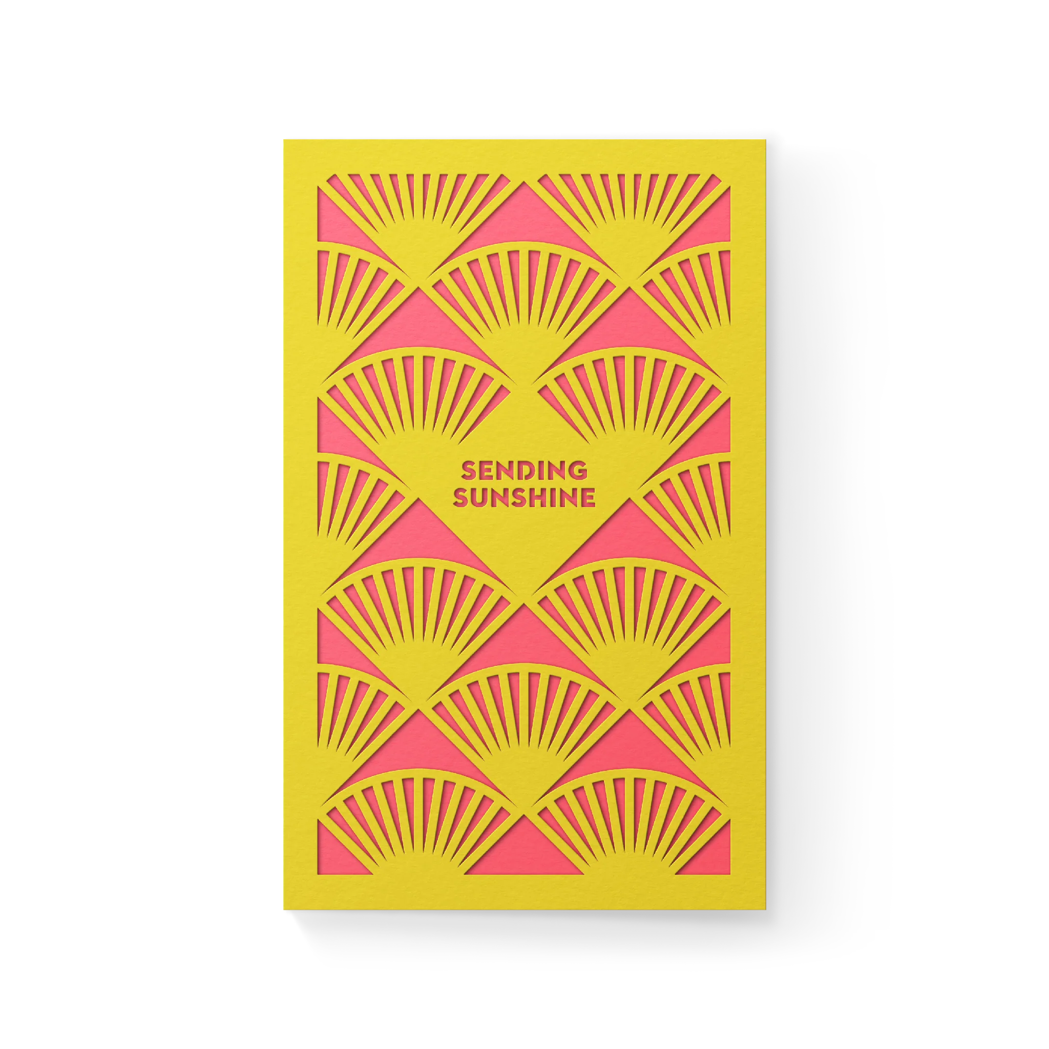 Yellow Sunburst Layered Card (mini) - Image 3