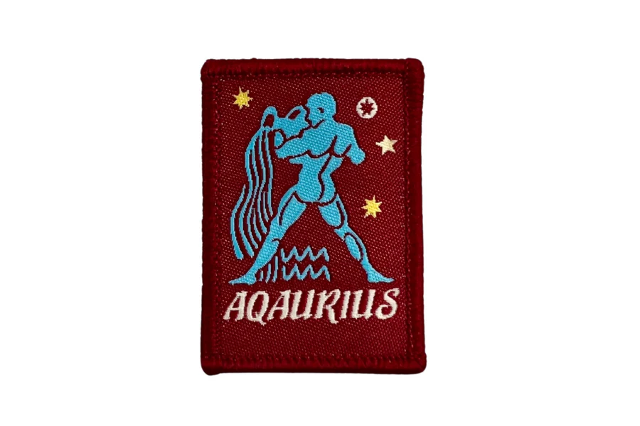 Zodiac Velcro Label - AQUARIUS